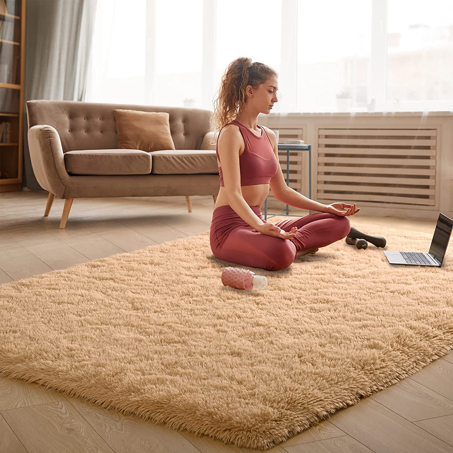 Luxurious Plush Carpets: Ultra-Soft Modern Area Rugs for Stylish Living Rooms, Playful Children's Bedrooms, and Chic Home Decor