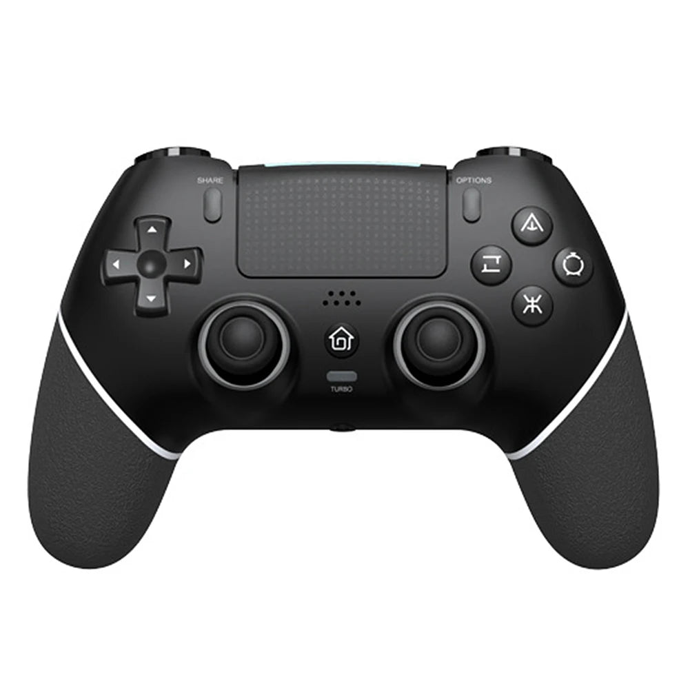 Wireless Controller 6 Axis Gyro Bluetooth-Compatible Console Controller Macros Turbo Dual Vibration Hall Effect Joystick for PS4