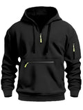 Men's 2025 hooded sweatshirt plus size loose pullover, fashionable sweatshirt, casual hooded jacket s-XXXL