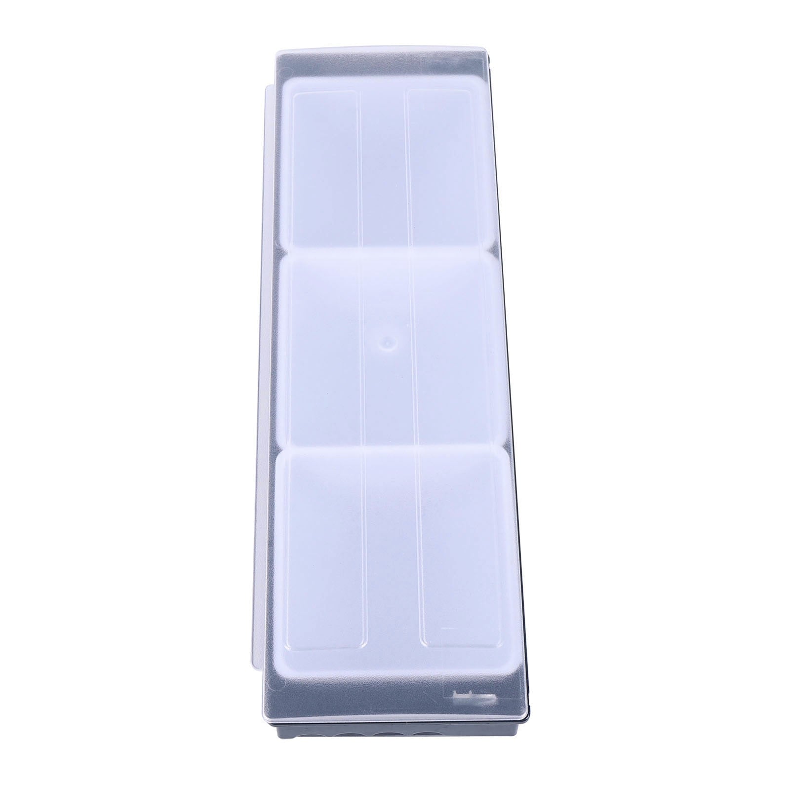 Condiment Server Condiment Dispenser Tray With Hinged Cover Strip Fruit Box Three Trays Suitable For Restaurant Buffet And Bar