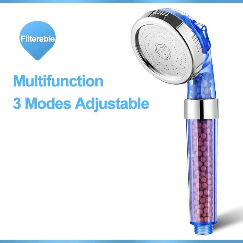 DecorBites™ High Pressure Bath Shower Head with Anion Filter for Spa Experience