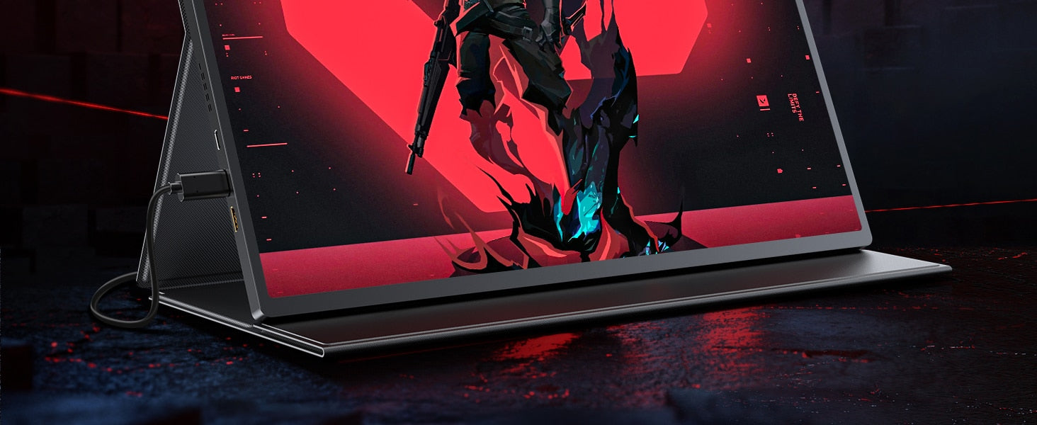 UPERFECT 16 inch 2K Portable Monitor 2560*1600 16:10 100%sRGB 500Cd/m² 120Hz Gaming Display For Xbox PS5 Switch Laptop Mac Phone