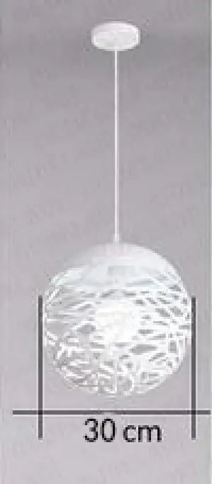 DecorBites™ Kelly Pendant Lamp: Vintage Ball Light Chandelier for Industrial Home Decor