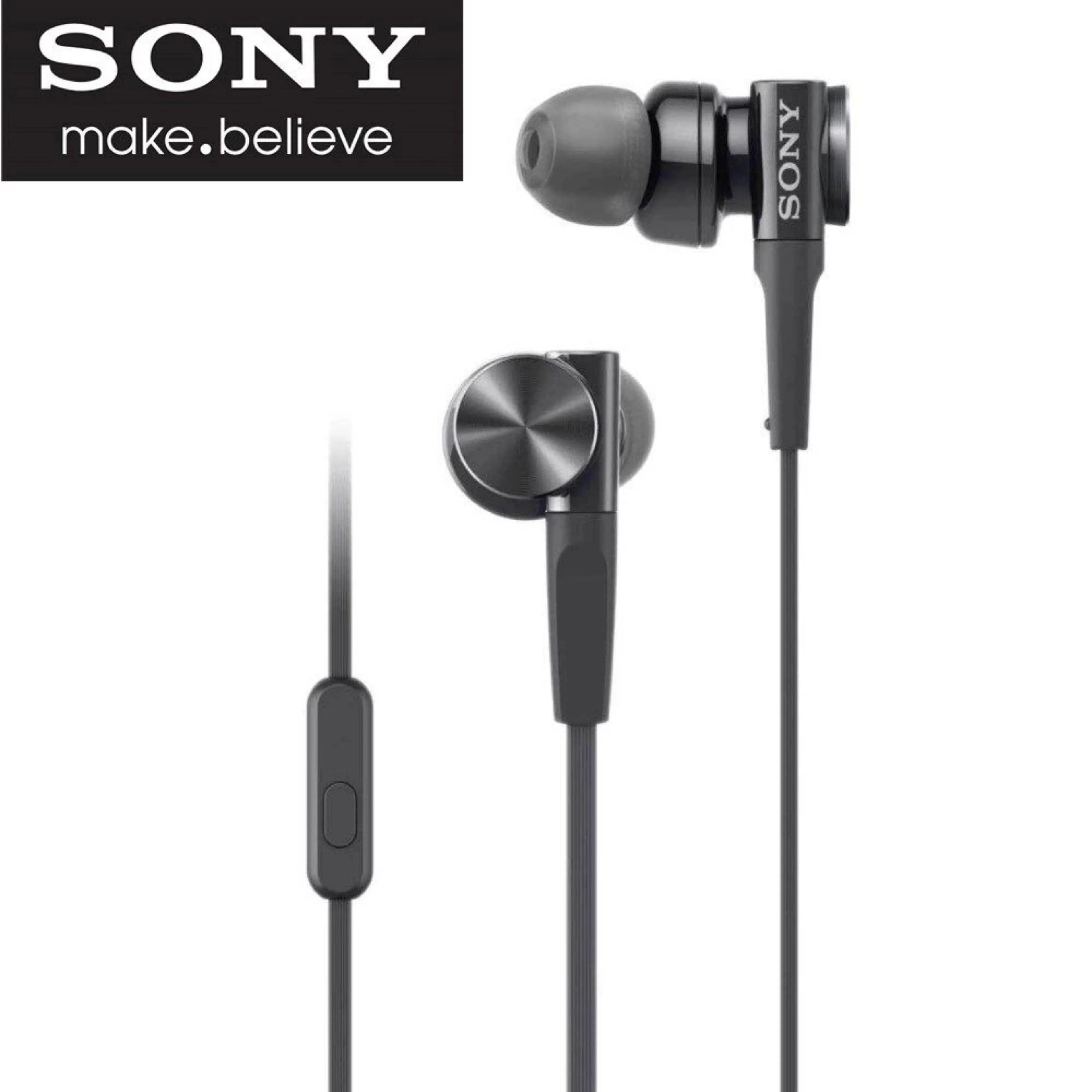 SONY MDR-XB75AP Extra Bass in-Ear Headphones With Microphone Remote Control MDR XB75AP