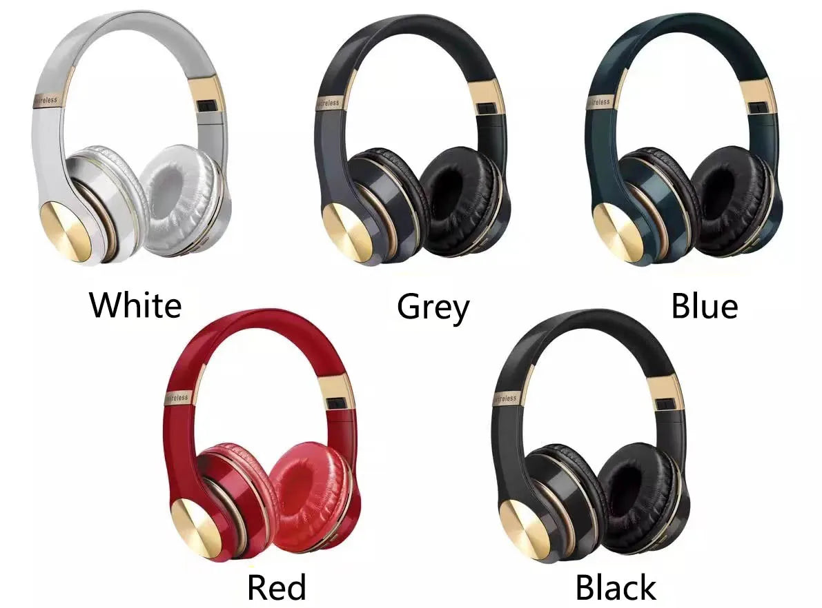 T5 Wireless Bluetooth Headset With Microphone Noise Reduction Foldable For Phone Wired Headphones Blutooth Pc Gamer Girl Sale