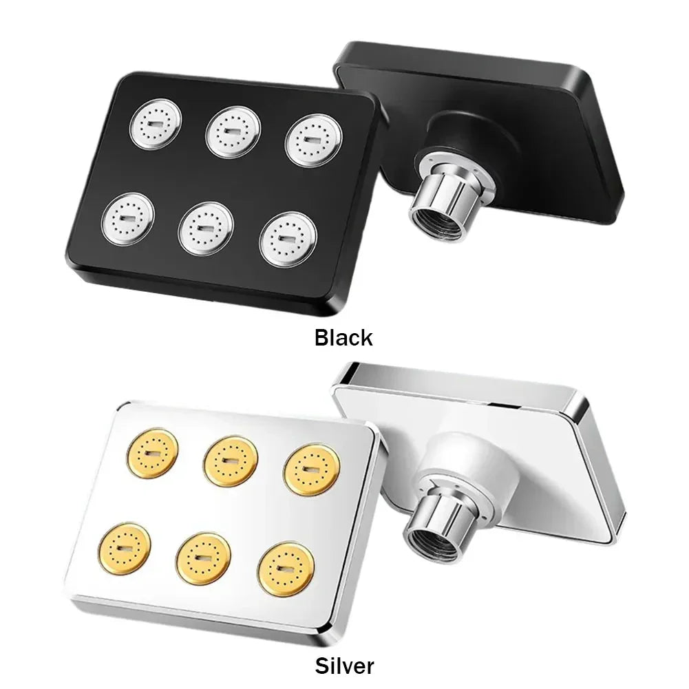 DecorBites™ High Pressure Rainfall Showerhead - 360 Degree Rotatable Filter Faucet Tap