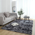 Plush Carpet for Living Room and Bedroom - Soft, Fluffy, and Anti-Slip Floor Rug - Elegant Lounge Decor and Solid Design