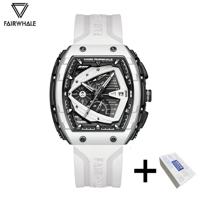 Mark Fairwhale Multifunctional Clock For Men Waterproof Sports Date Top Brand Quartz Watch For Men