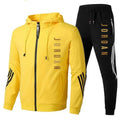 Costume de sport décontracté de basket-ball de rue pull imprimé avec lettrage pantalon de course ensemble de 2 pièces 2024