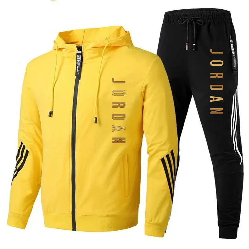 Costume de sport décontracté de basket-ball de rue pull imprimé avec lettrage pantalon de course ensemble de 2 pièces 2024