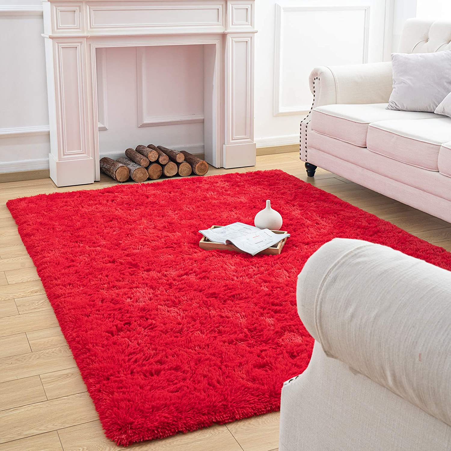Luxurious Plush Carpets: Ultra-Soft Modern Area Rugs for Stylish Living Rooms, Playful Children's Bedrooms, and Chic Home Decor