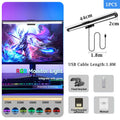 Desk Lamps: RGB LED Monitor Lights Bar with Stepless Dimmable Feature - Screen Hanging Light for Computer Screen Backlight in Home Office Study