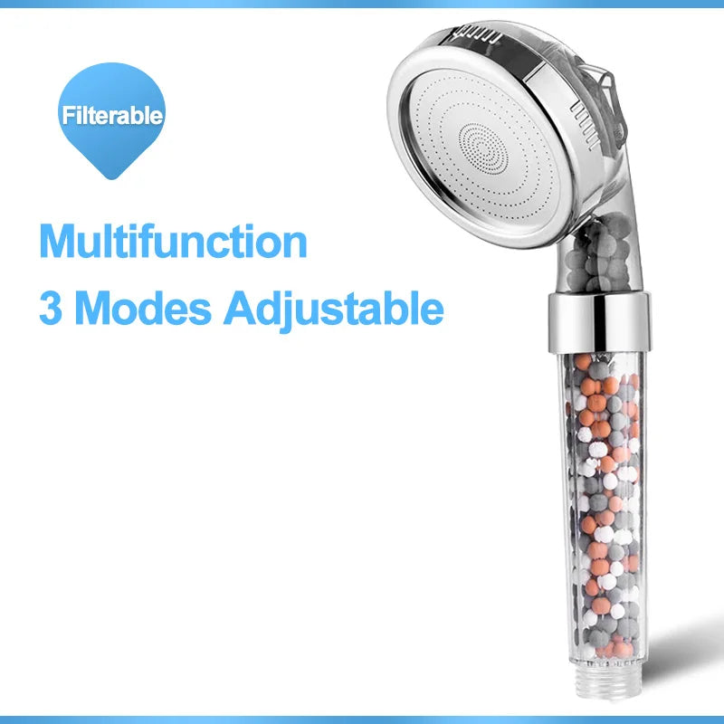 DecorBites™ High Pressure Bath Shower Head with Anion Filter for Spa Experience