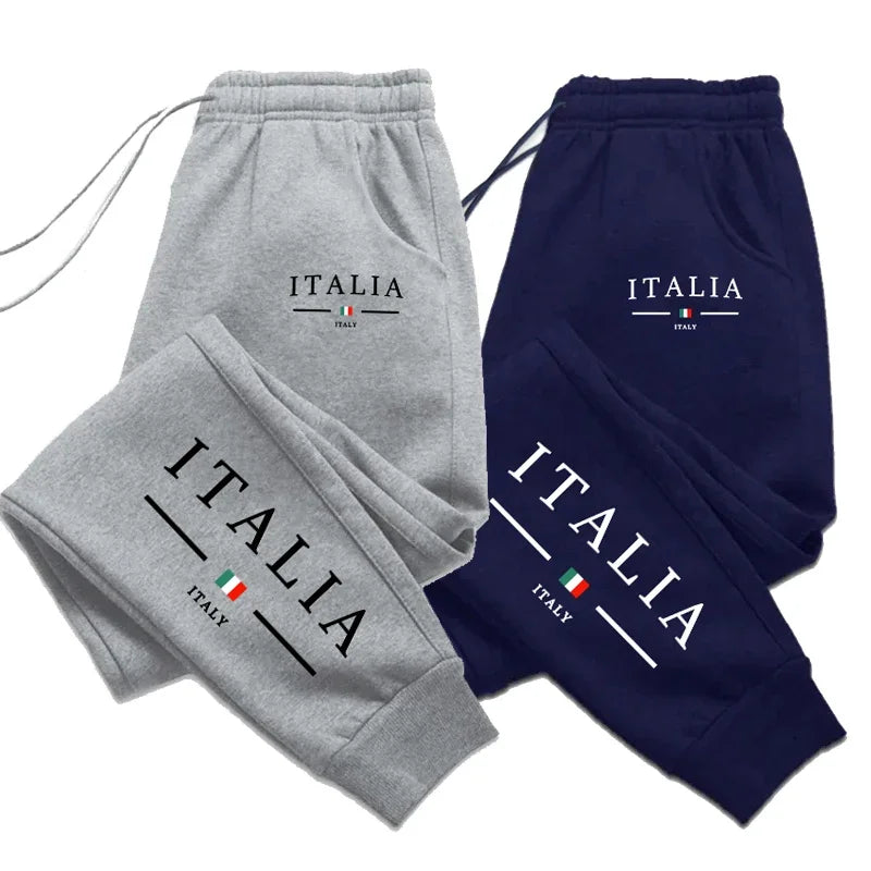 New Mens Sweatpants Printing Casual Trousers Outdoors Fitness Sports Jogging Mens Pants Autumn Winter Hip-Hop Running Streetwear