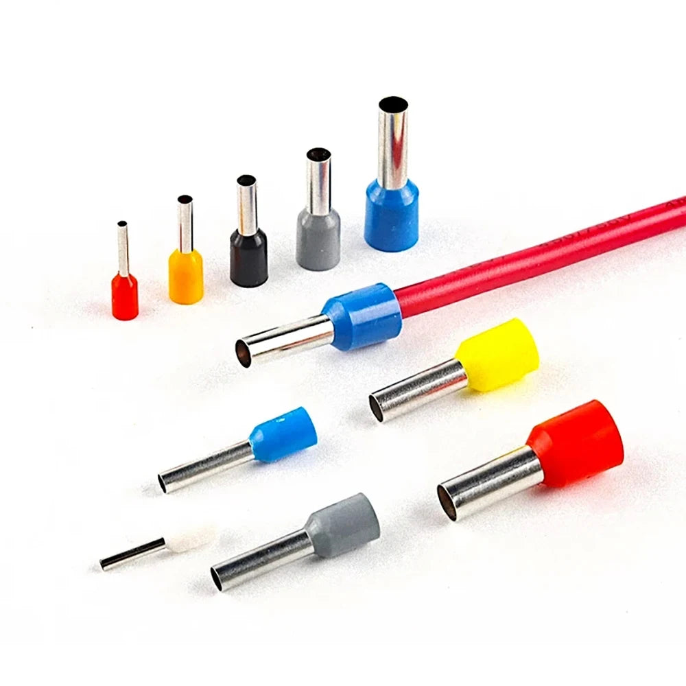 300-2000 pcs Durable Wire Connect Insulated Connector Crimp Terminator Cold Pressed Insulated Termina
