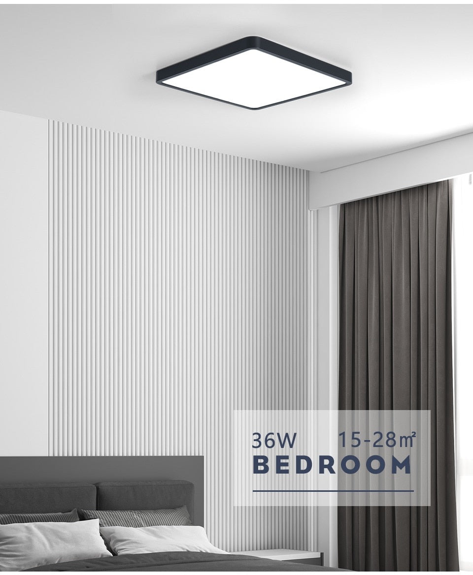 Smart Wood Grain LED Ceiling Lamp: Tuya App & Voice Control, Alexa/Google Compatible, Remote Control, Stylish Square Ceiling Light for Living Room