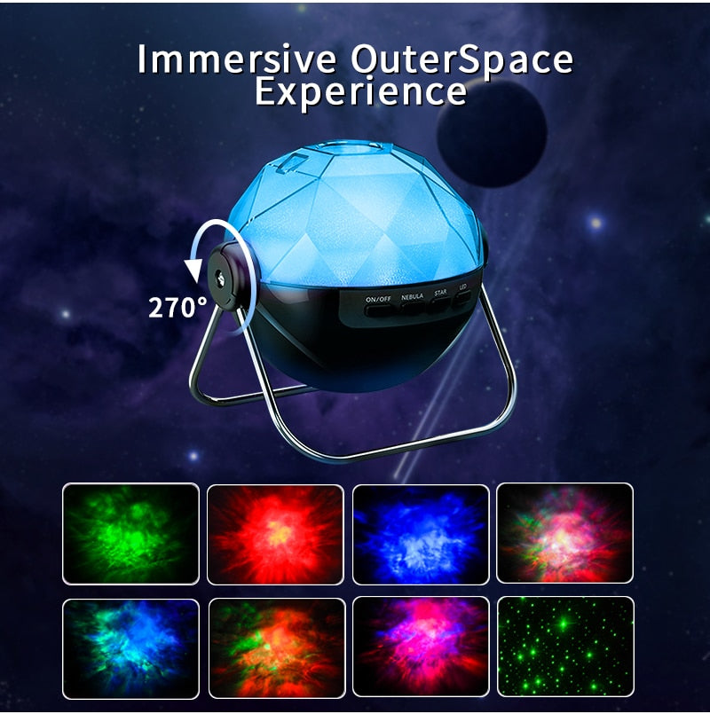 Kids Star Projector Night Light with Remote Control - 360° Adjustable Design for Enchanting Astronaut Nebula Galaxy Lighting, Perfect for Children and Adults