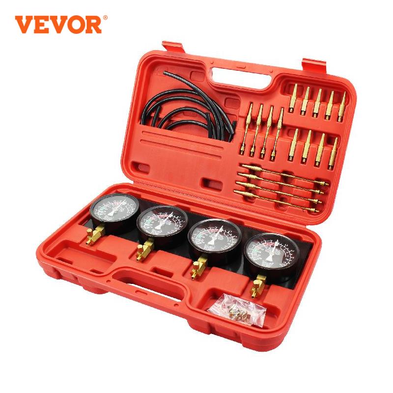 4-Gauge Carburetor Synchronizer Kit: Achieve Perfect Fuel Balance and Performance Tuning for Your Motorcycle with Precision and Ease!