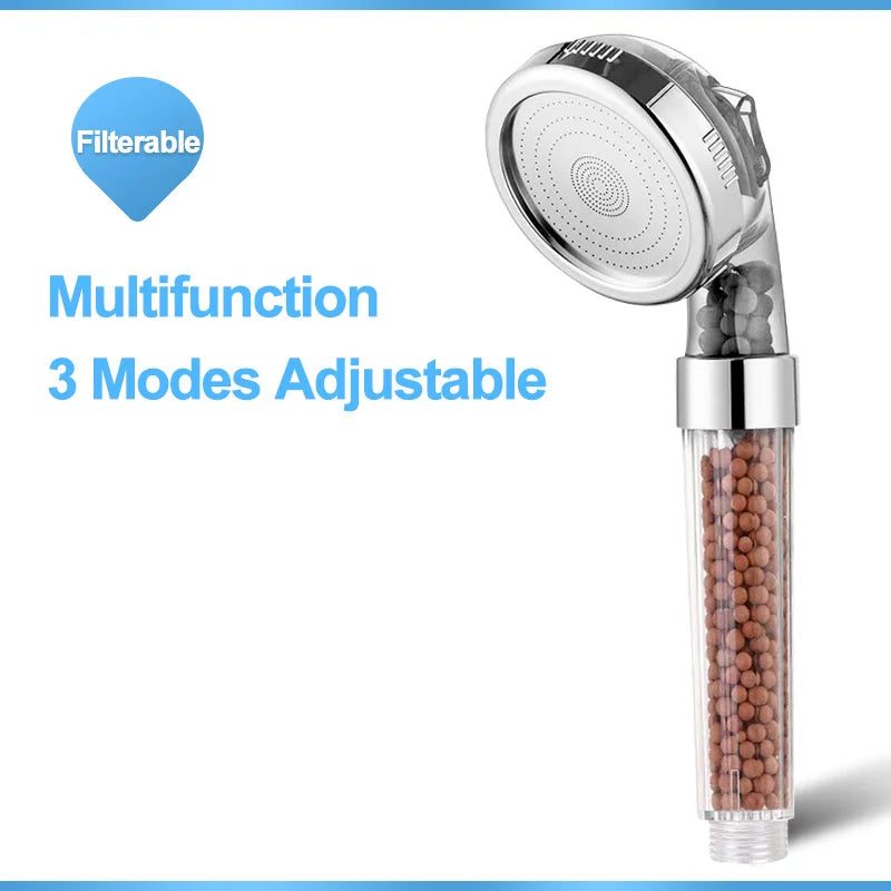 DecorBites™ High Pressure Bath Shower Head with Anion Filter for Spa Experience