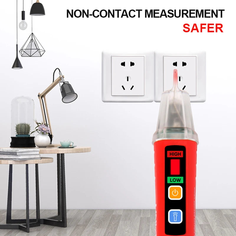 UNI-T Non-contact AC Voltage Detector UT12D UT12M UT12E 24V-1000V Indicator Pen Electric Pencil Stick Socket Voltmeter Tester
