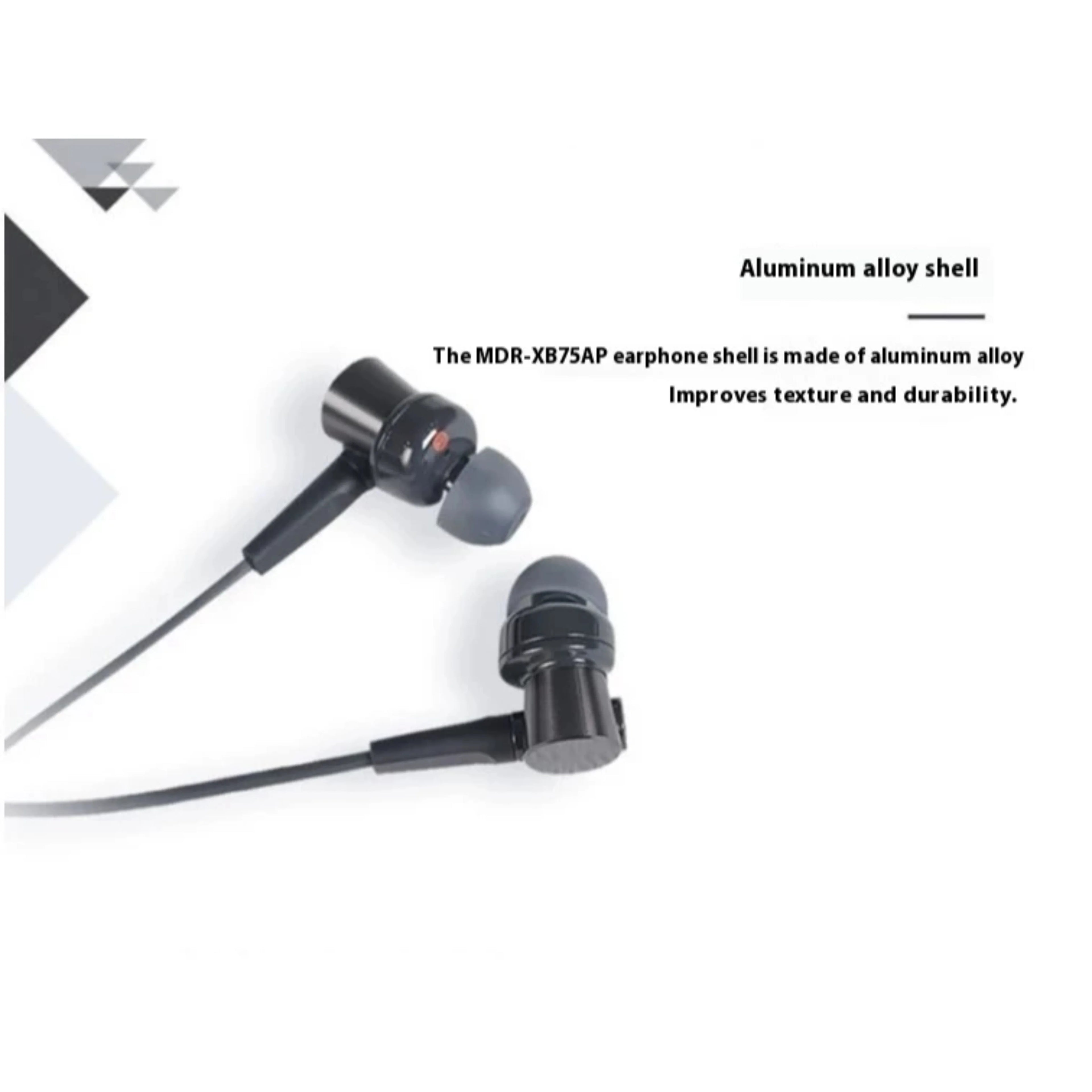 SONY MDR-XB75AP Extra Bass in-Ear Headphones With Microphone Remote Control MDR XB75AP