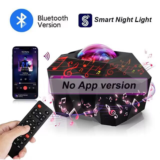 Aurora Lights Star Projector with Bluetooth Music Speaker - Create a Stunning Galaxy Display | Remote Control Sky Night Light - Perfect Gift for Kids and Adults
