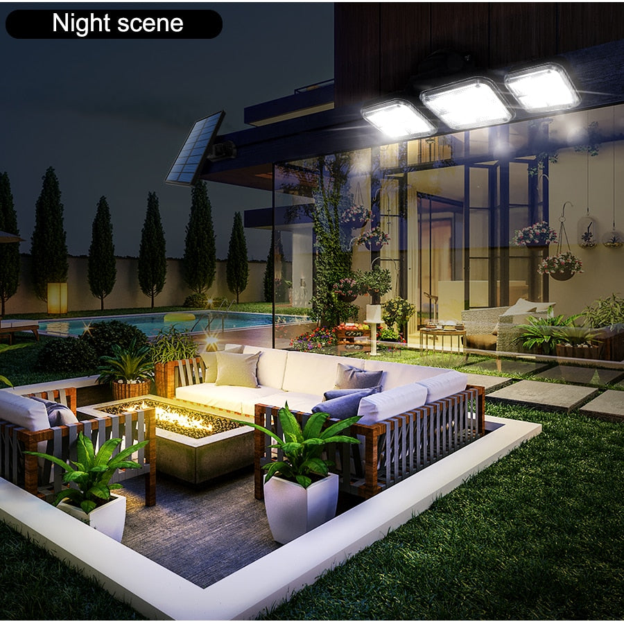 Super Bright Solar Lights | IP65 Waterproof Outdoor/Indoor Solar Lamp | Adjustable Head | Wide Lighting Angle