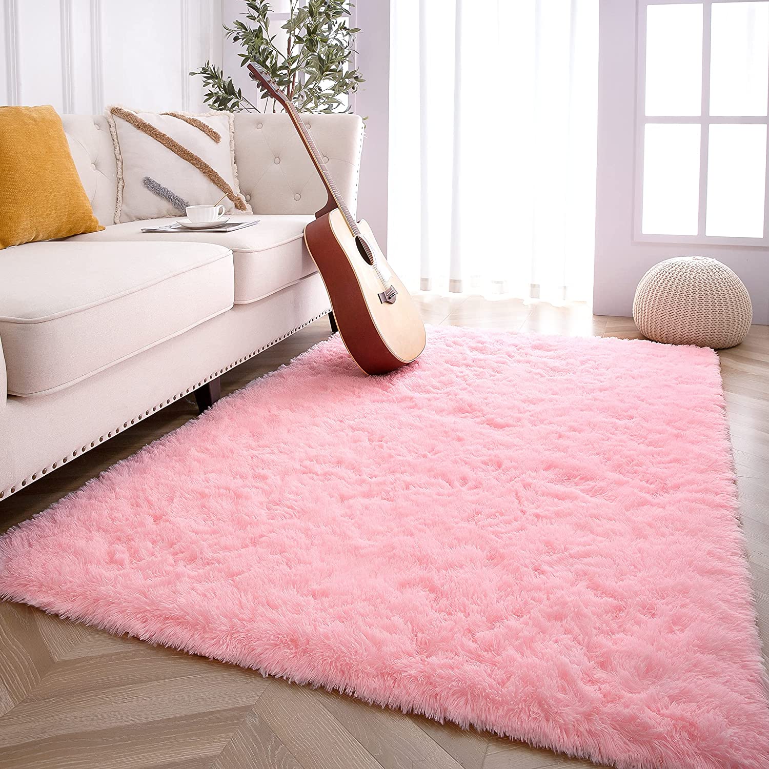Luxurious Plush Carpets: Ultra-Soft Modern Area Rugs for Stylish Living Rooms, Playful Children's Bedrooms, and Chic Home Decor