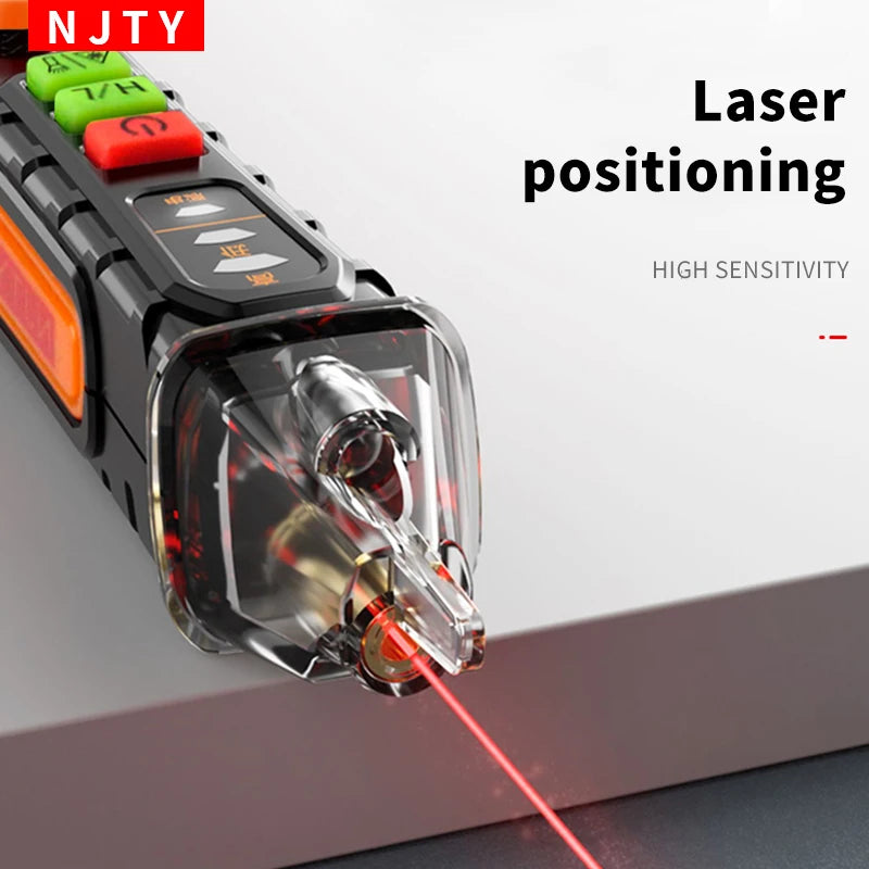 Non-Contact Voltage Tester Pen Smart Voltage Detector Infrared Indicator 12-1000V Test Pencil Breakpoint Finder With Flashlight