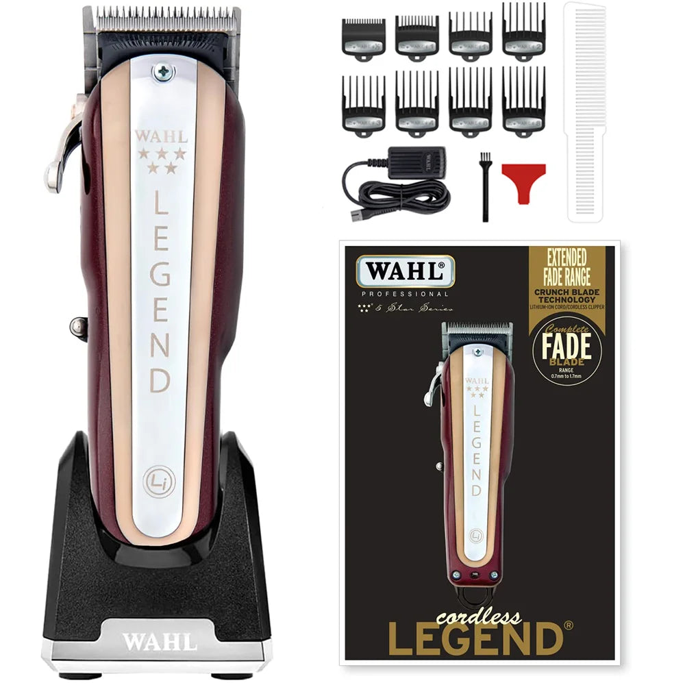 Professional Wahl Vapor 8148 Magic Clip Andis Baber Combo Gold Cordless Hair Clipper&Hair Trimmer&Foil Shaver For Stylists