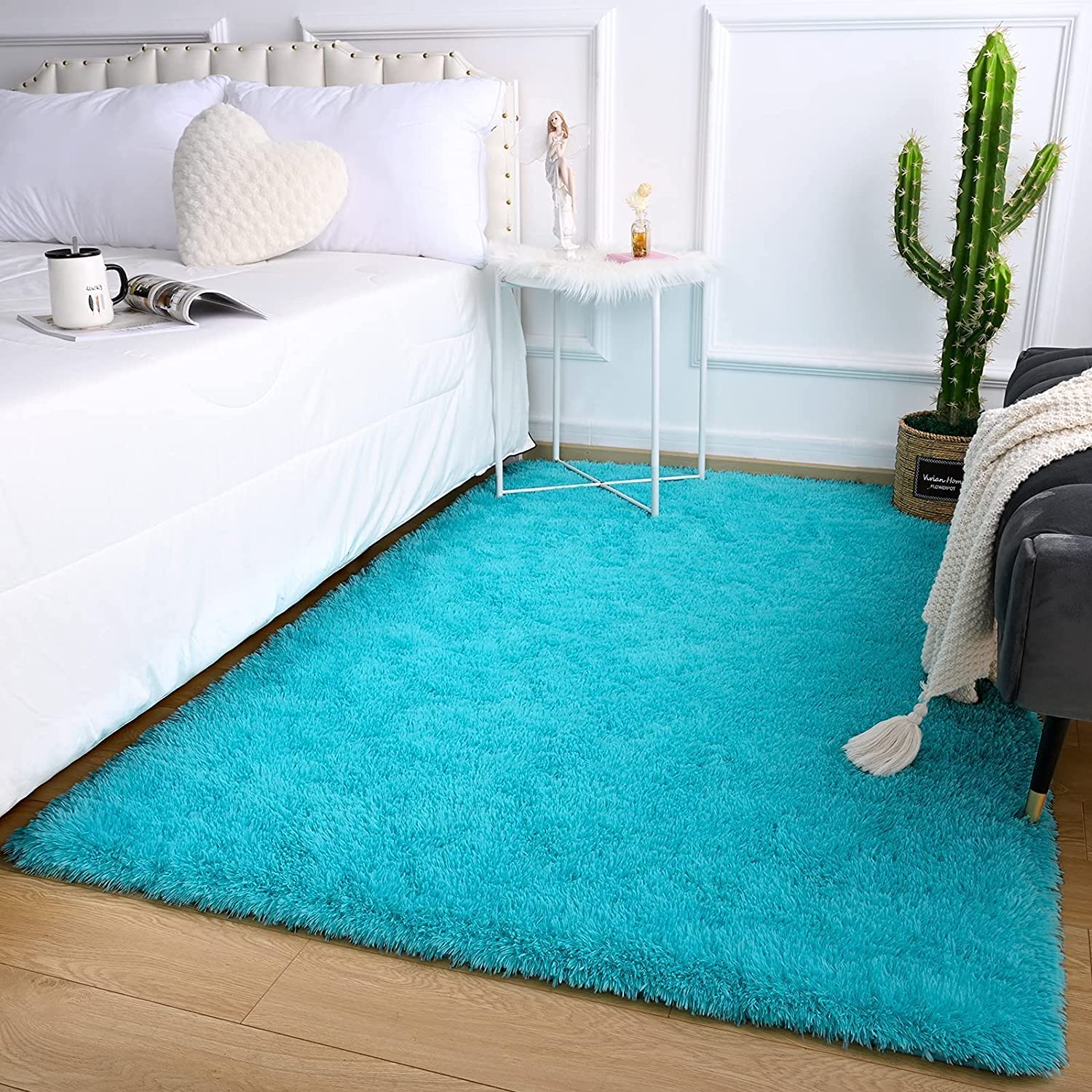 Luxurious Plush Carpets: Ultra-Soft Modern Area Rugs for Stylish Living Rooms, Playful Children's Bedrooms, and Chic Home Decor