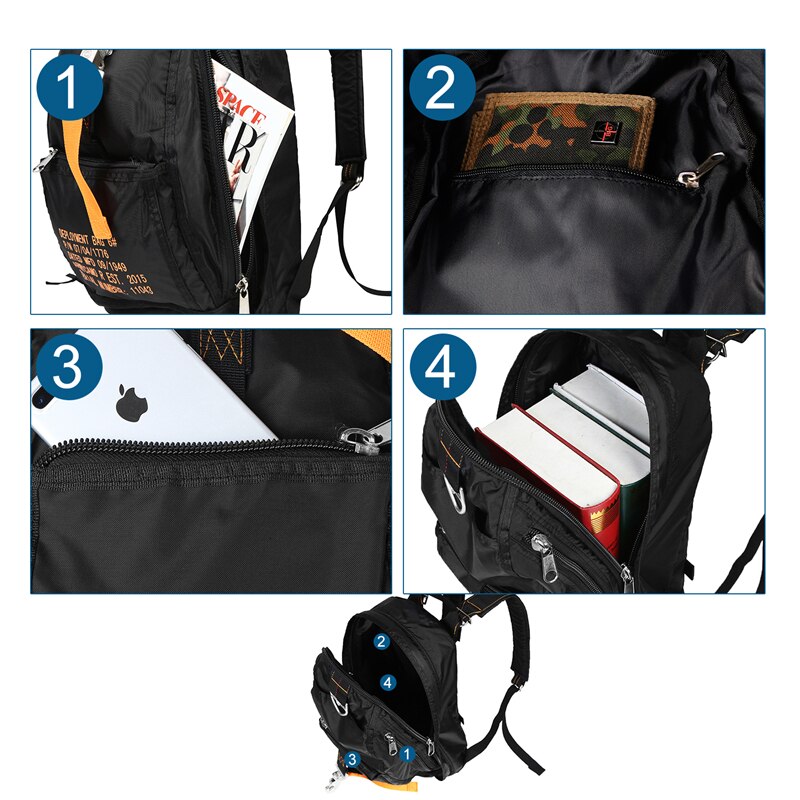 Men Women Lightweight Travel Hiking Backpack Foldable Camping Backpacks Ultralight Outdoor Water Resistant Sport Daypack