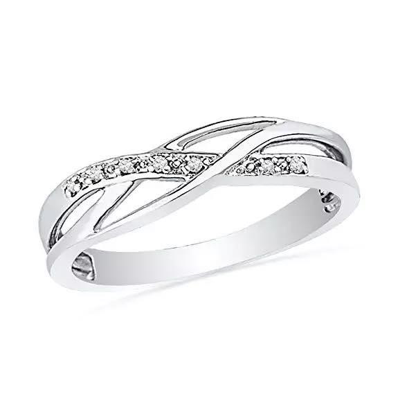 Crystal Braided Ring-Hollywood Sensations Braided Ring