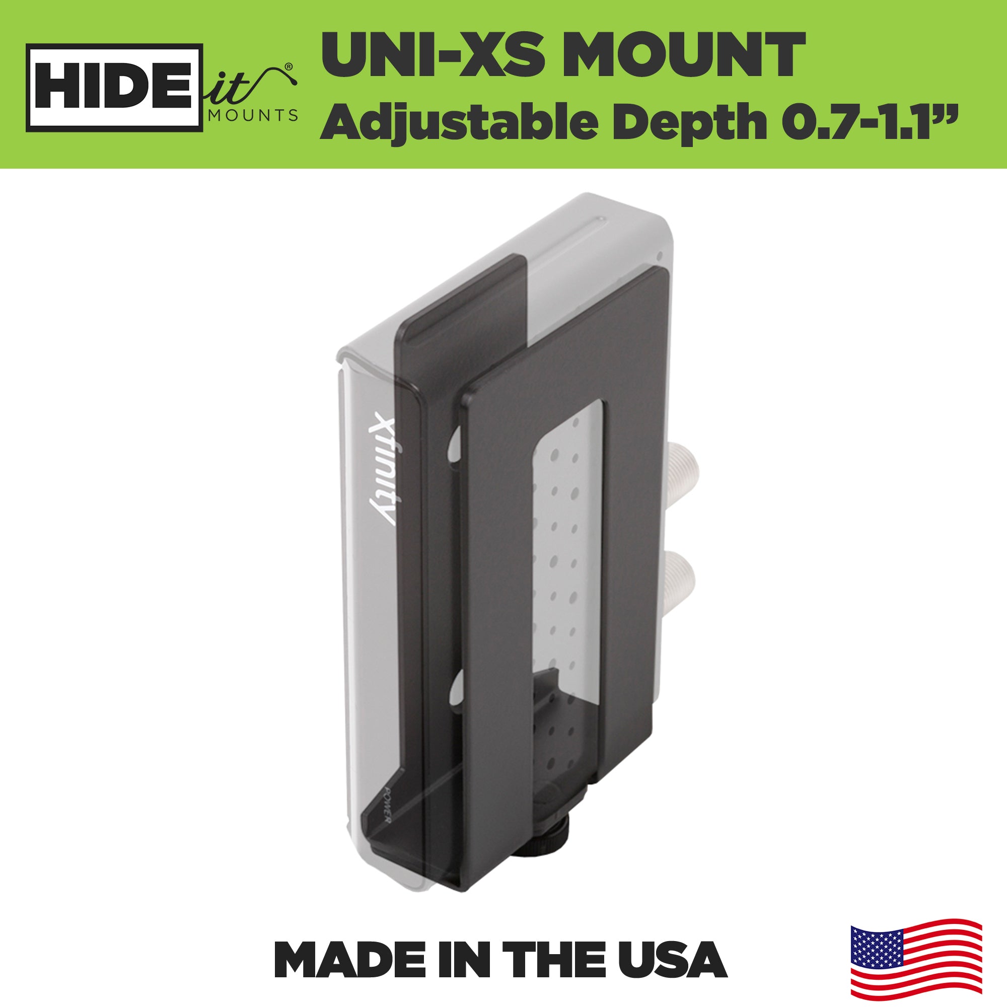 HIDEit Uni-XS | Adjustable Extra Small Electronic Device Wall Mount