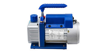 HVAC Refrigeration Vacuum Pump: 1-Stage, Choice of Manifold Gauge, 1.8-12CFM - Essential for Refrigerant Air Conditioning Maintenance
