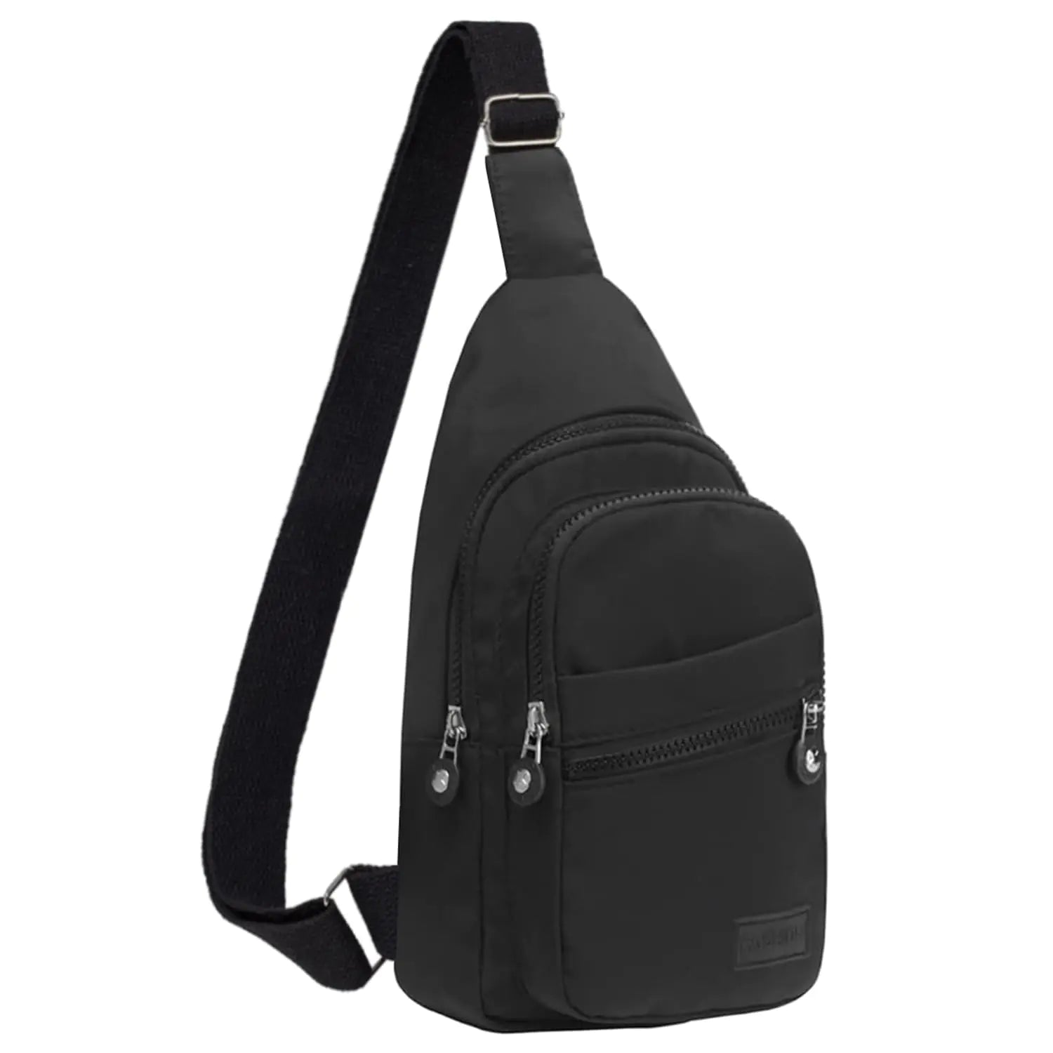 Small Sling Bag Crossbody Sling Backpack for Women Chest Bag Daypack Fanny Pack Cross Body Bag for Hiking Traveling Outdoors - Black