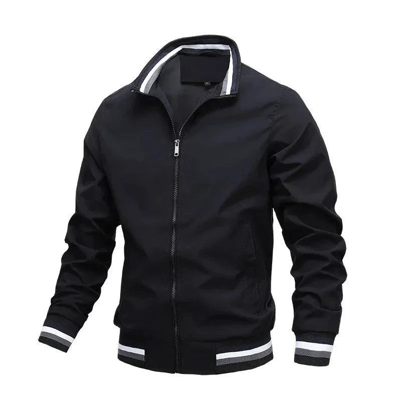 Men's Waterproof Windbreaker Jacket: Stylish & Protected for Autumn/Winter