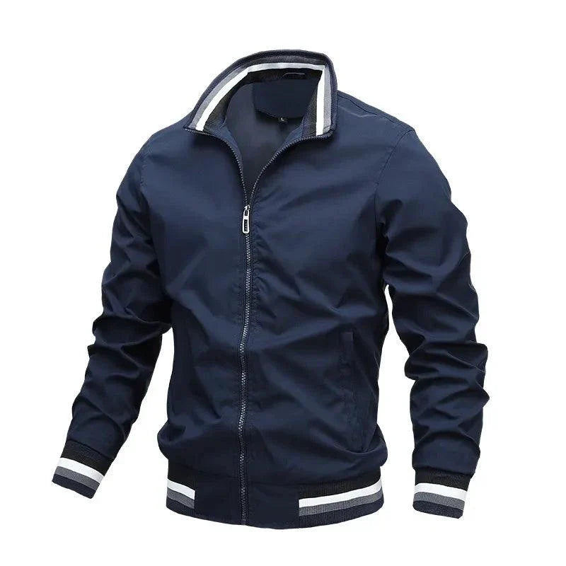 Men's Waterproof Windbreaker Jacket: Stylish & Protected for Autumn/Winter