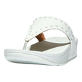 FitFlop Lulu Women Toe-Post Sandals Seafoam Blue Leather