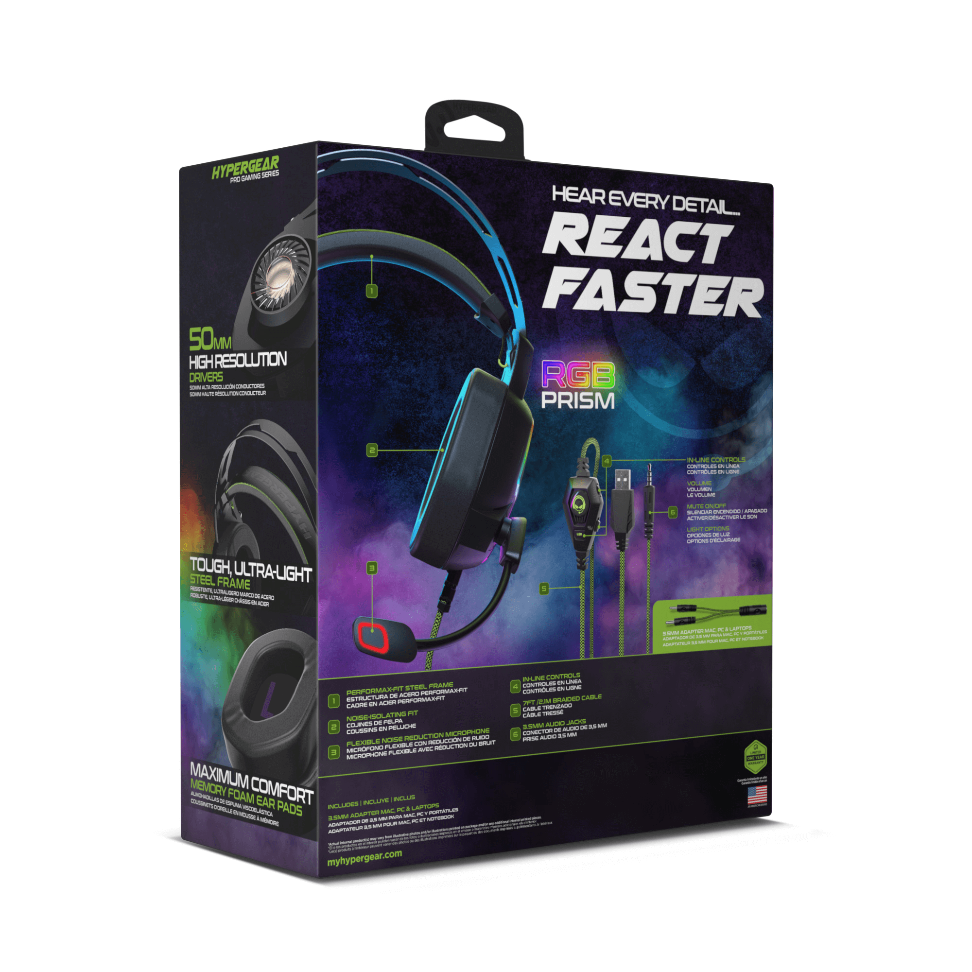 HyperGear SoundRecon Xtreme Pro Multiplatform Gaming Headset