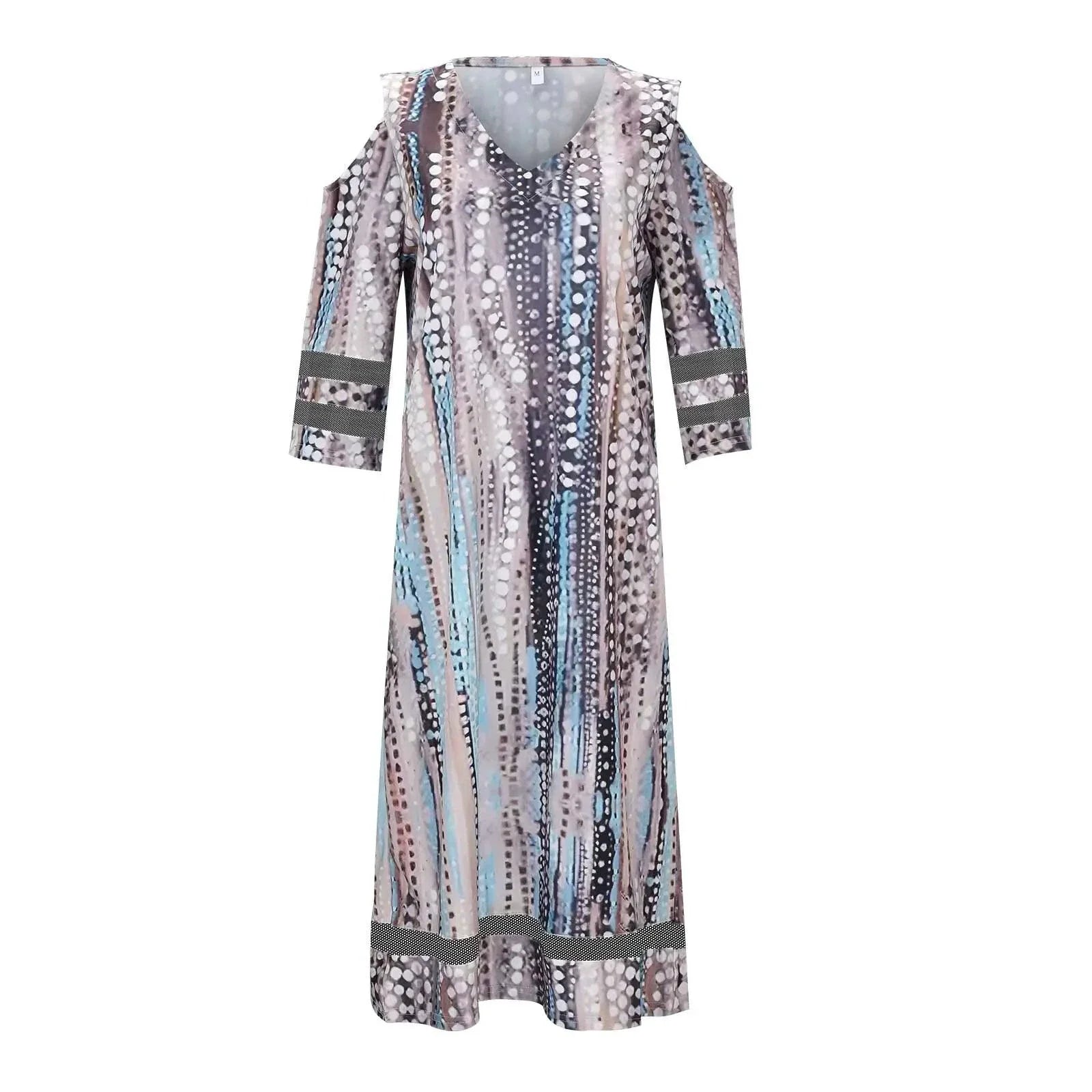 Boho Chic V-Neck Tie Dye Dresses