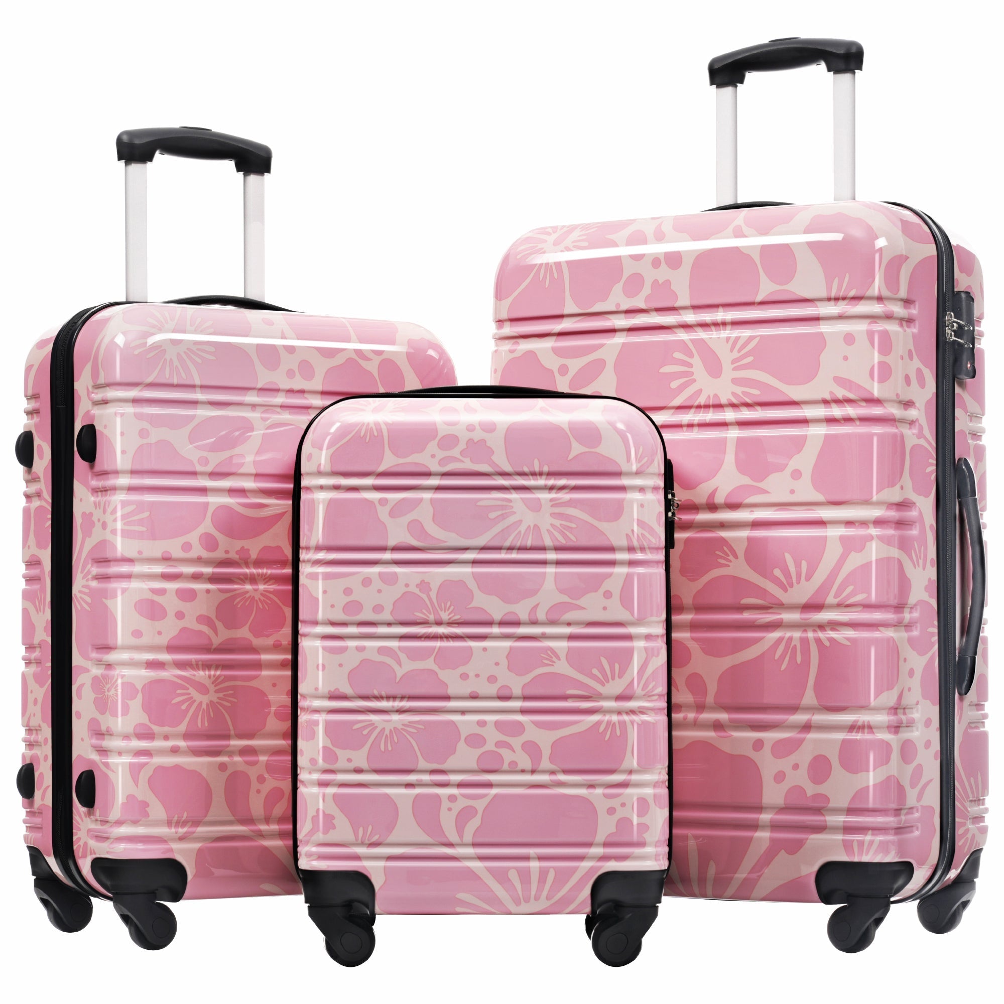 Hardshell Luggage Sets 3 Pcs Spinner Suitcase with TSA Lock