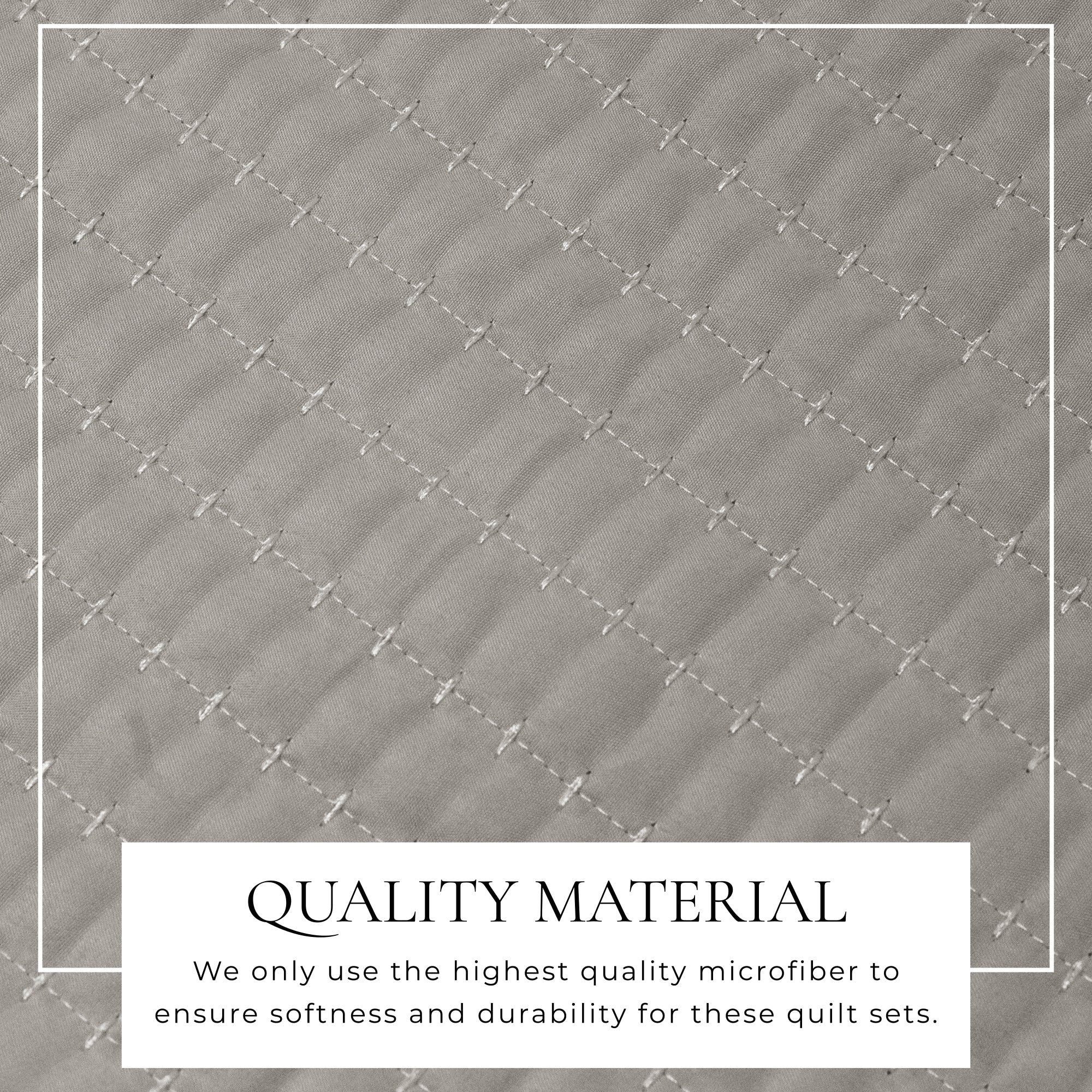 3-Piece Solid Quilt - Alicia Collection