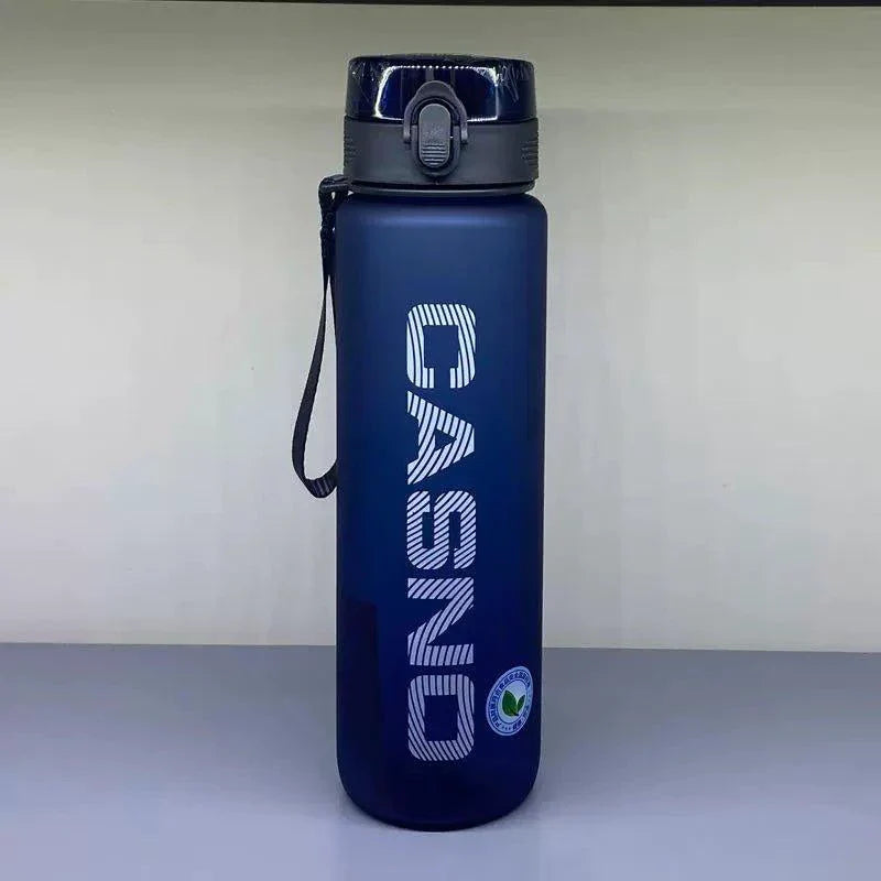 Casino Frosted Sports Water Bottle Plastic Portable Bottle With Lid For Men And Women