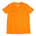 Psycho Bunny Classic V-Neck Men Tee Shirt Brilliant Orange