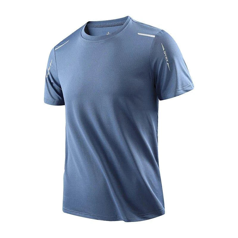 CHRLCK Men's Quick Dry Running T Shirt Size M Breathable Outdoor Sports Tee Hiking Fishing Summer Essentials