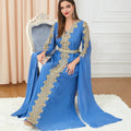 Women's Skirt Splicing Extra Long Sleeve Dress