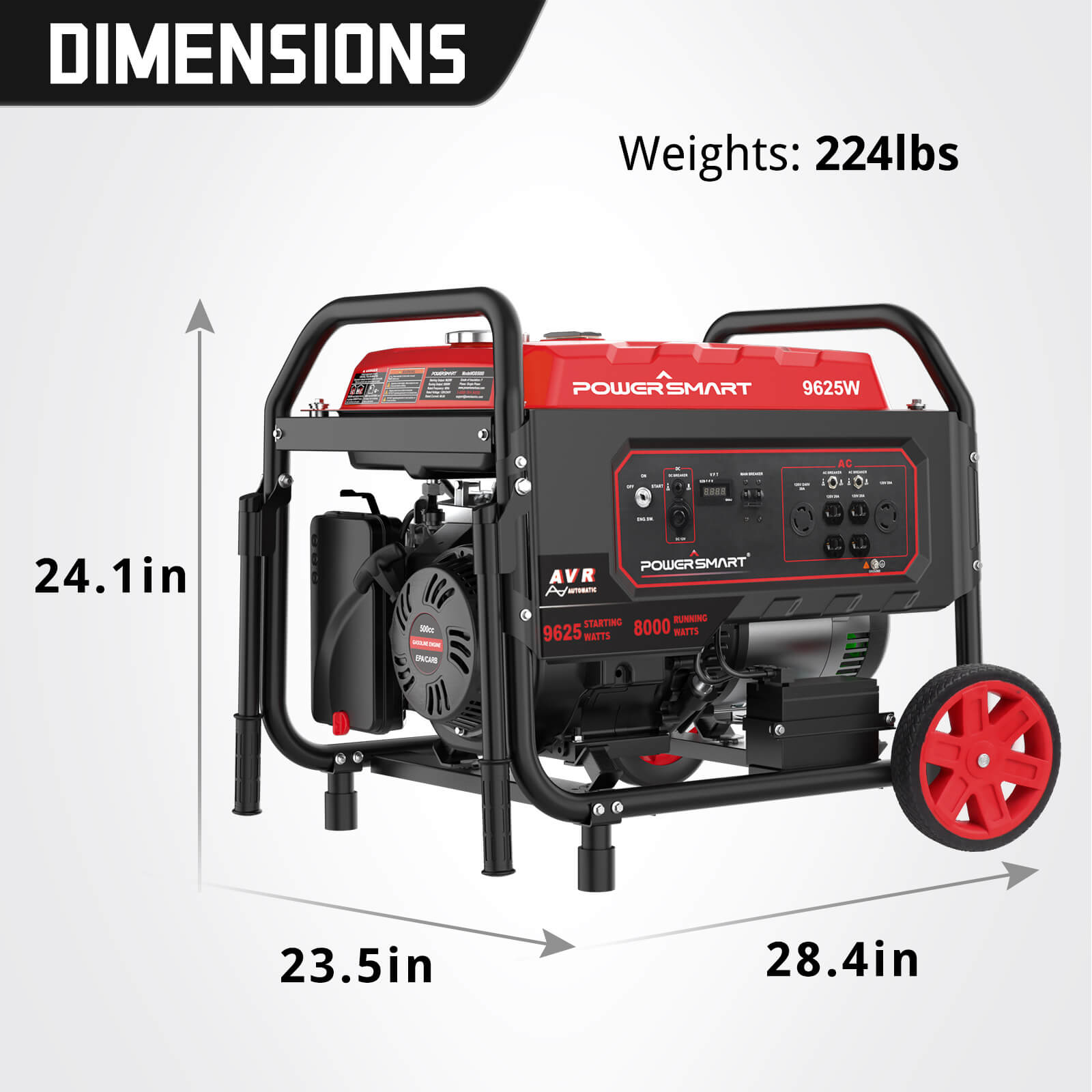 9625W Gas Generator DB5080