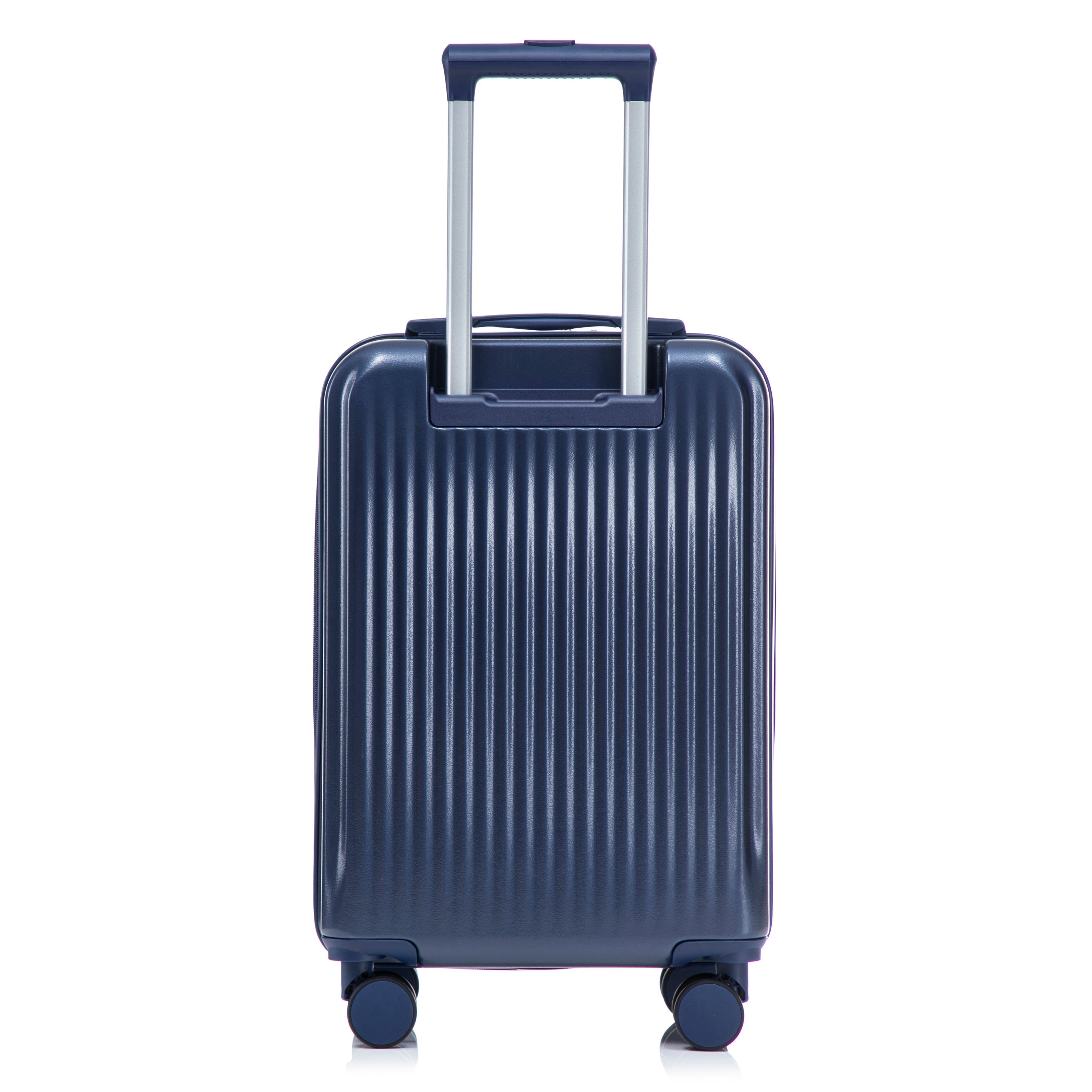 14'/20' 2-Piece ABS Spinner Wheel Luggage Set with Combination Lock