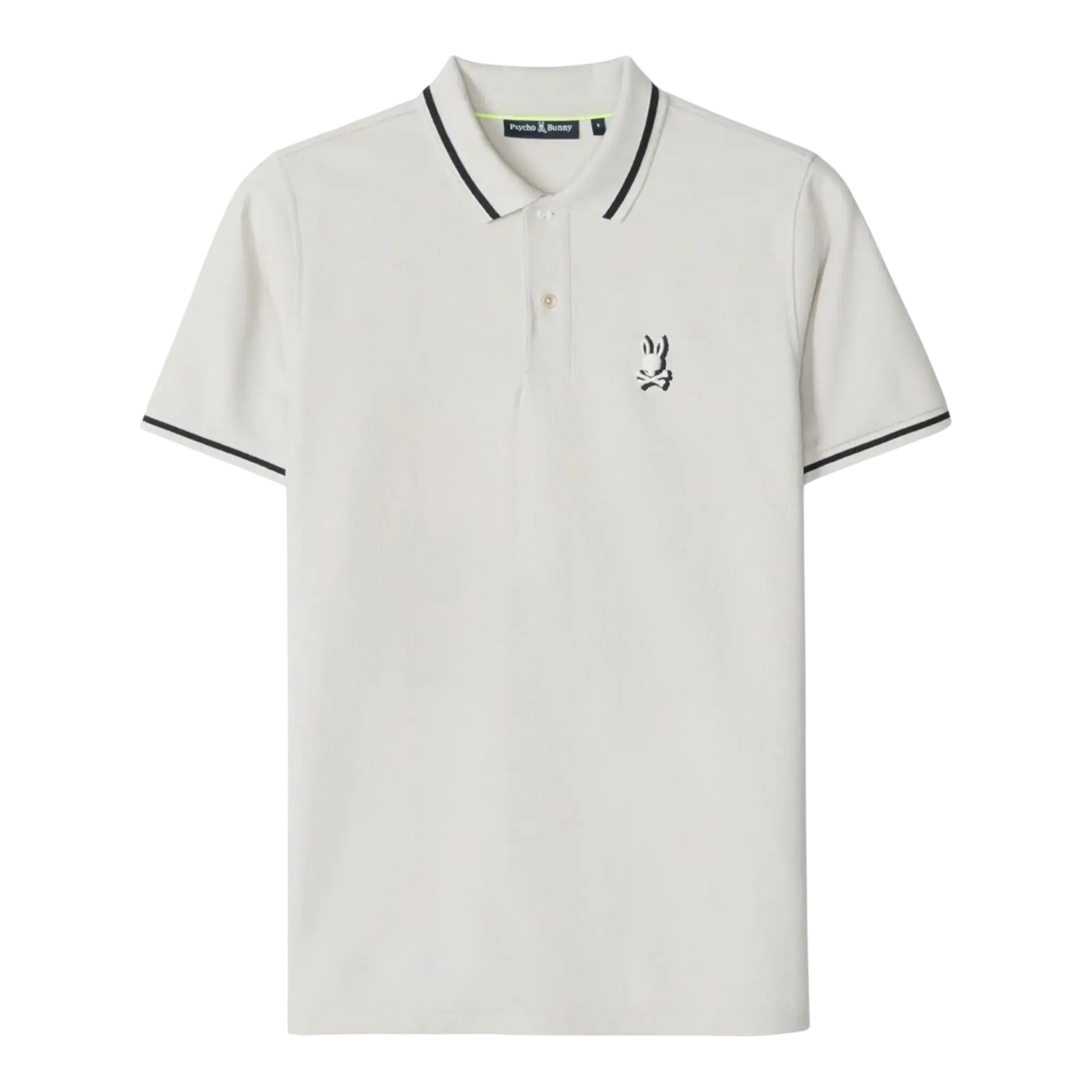Psycho Bunny Groves Pique Polo Men Polo Shirt Pearl